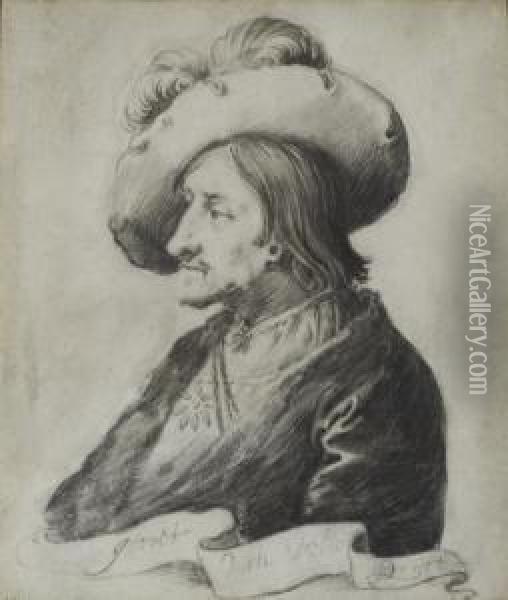 Portrait De Gerard Van Velsen Oil Painting - Pieter Jansz. Quast