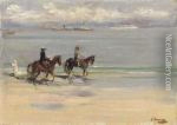 The Morning Ride, Tangier Oil Painting - John Lavery