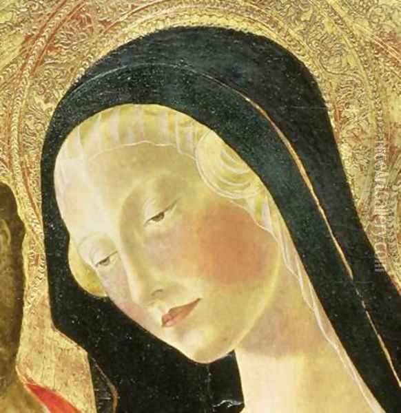Madonna and Child 2 Oil Painting - Neroccio di (Neroccio da Siena) Landi