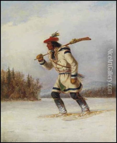 The Indian Hunter Oil Painting - Cornelius David Krieghoff