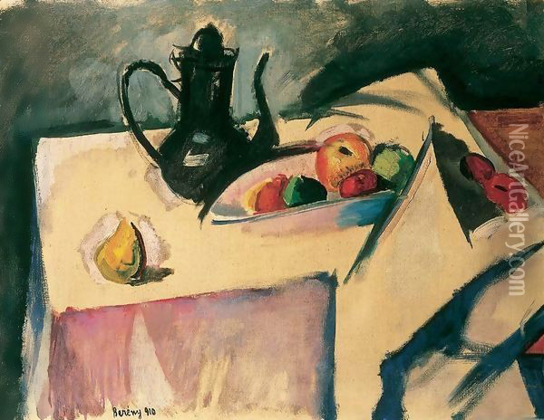 Fruit Still life 1910 Oil Painting - Paul Brill