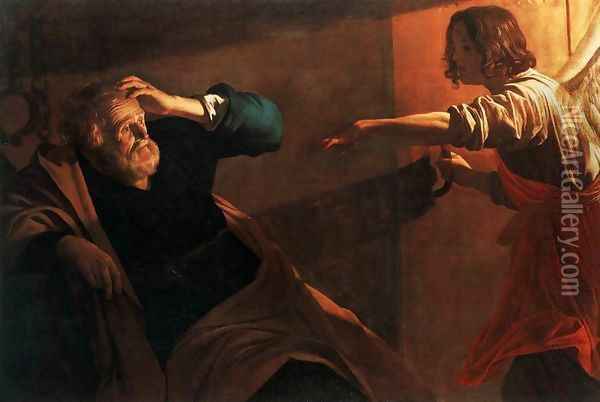 The Liberation of St Peter Oil Painting - Gerrit Van Honthorst