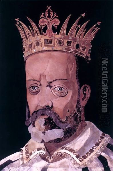 Portrait of Cosimo I de' Medici Oil Painting - Francesco di Simone da Fiesole Ferrucci