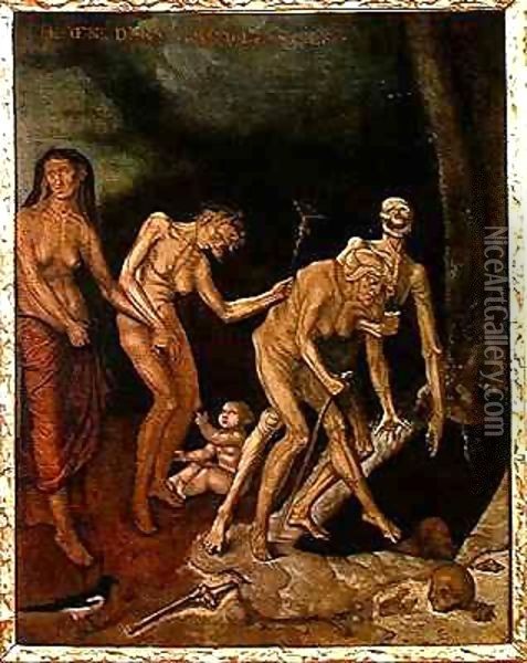 The Walk to Death Oil Painting - Hans Baldung Grien