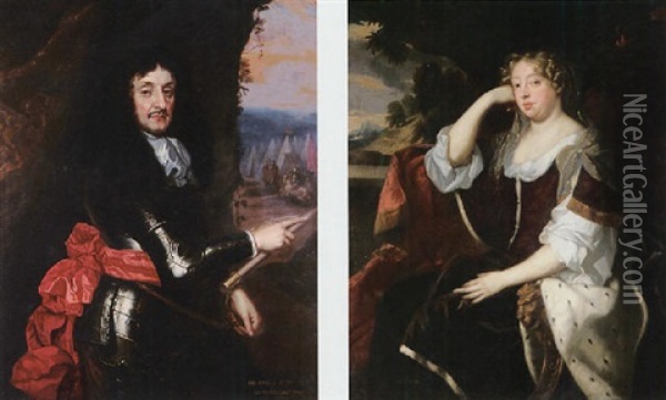 Portrait Of John, 1st Earl Of Middleton Oil Painting - Jacob Huysmans
