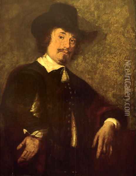 Portrait of Jan van Goyen Oil Painting - Gerard Terborch