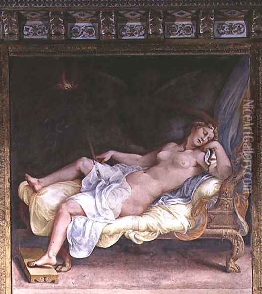 The Dream of Hecuba Oil Painting - Giulio Romano (Orbetto)