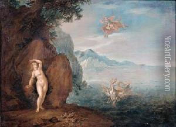 Perseus And Andromeda Oil Painting - Pieter Van Bredael