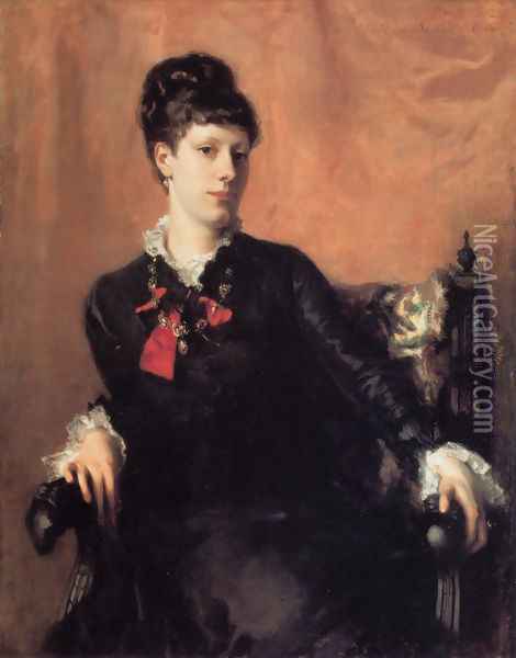 Miss Frances Sherborne Ridley Watts Oil Painting - John Singer Sargent
