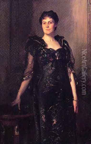 Mrs Charles F St Clair Anstruther Thompson Nee Agnes Oil Painting - John Singer Sargent