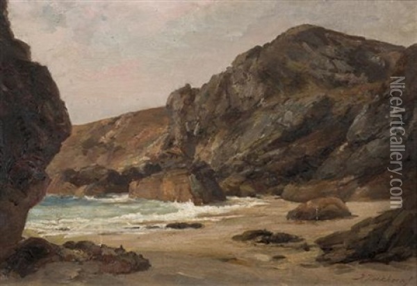 Coastal Scene Oil Painting - Hermanus Koekkoek the Younger