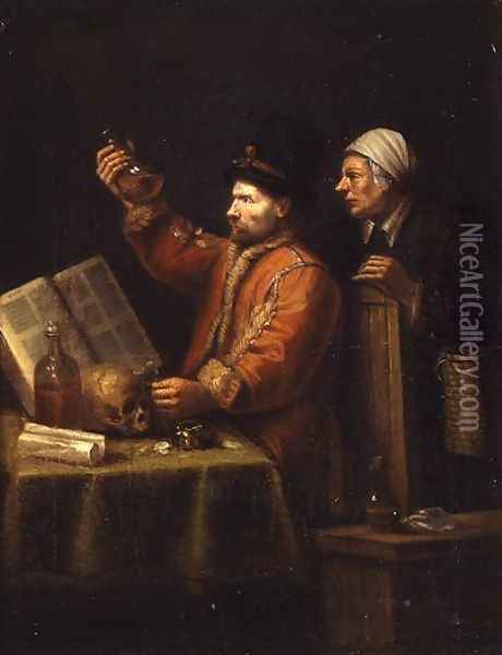 The Urine Examination Oil Painting - Joos van Craesbeeck