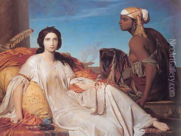 Esther 1844 Oil Painting - Francois Leon Benouville