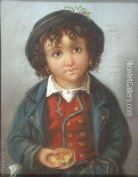 The Little Rascal Oil Painting - Emile Joseph Lavigne