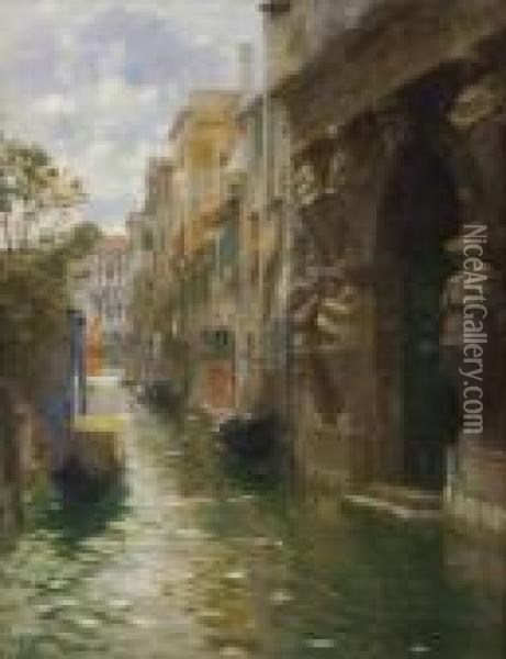 Venezia Oil Painting - Rubens Santoro