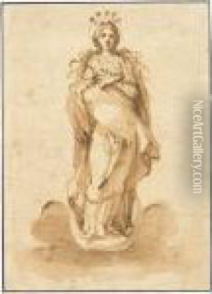 The Virgin Of The Immaculate Conception Oil Painting - Ventura Salimbeni