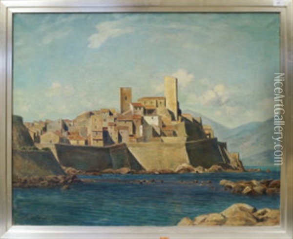 Cap D'antibes Oil Painting - Willy Ter Hell