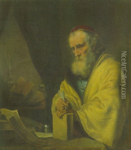 Bildnis Eines Gelehrten Oil Painting - Ferdinand Bol