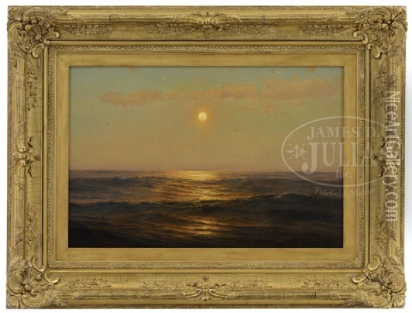 Luminous Seascape Oil Painting - Warren W. Sheppard