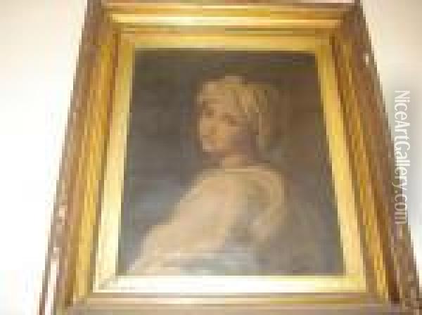 Portrait Of Beatrice Cenci Oil Painting - Guido Reni