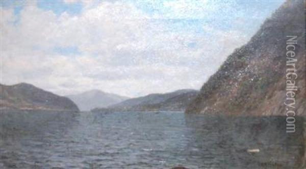 Bolton's Landing, Lake George Oil Painting - John Bunyan Bristol