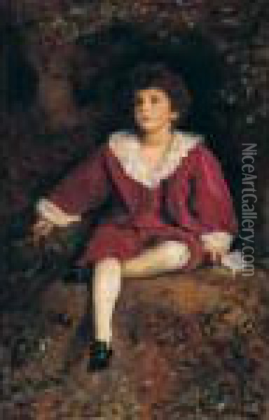 The Honourable John Nevile Manners Oil Painting - Sir John Everett Millais