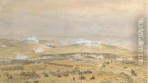 The Crimean War The Battle of Inkerman, 24th October 1854 Oil Painting - Theodore Jung