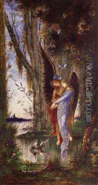 Evening and Sorrow 1882-84 Oil Painting - Gustave Moreau