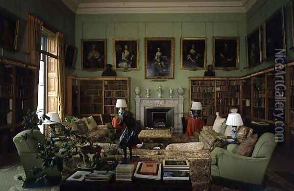 The Library, c.1780 Oil Painting - Robert Taylor