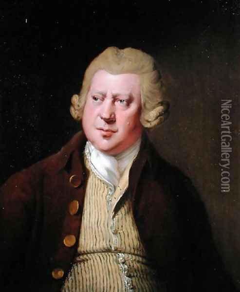 Portrait of Sir Richard Arkwright (1732-1792), 1790 Oil Painting - Josepf Wright Of Derby