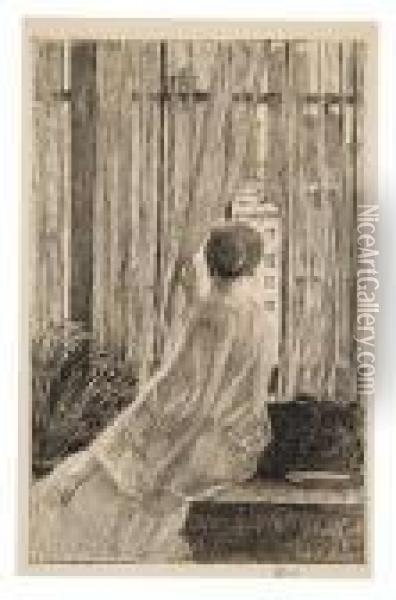 Marie At The Window Oil Painting - Frederick Childe Hassam