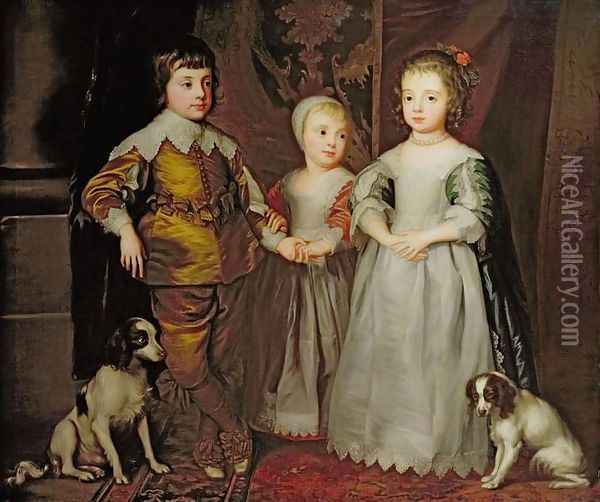 The Children of Charles I Oil Painting - Catherine Read