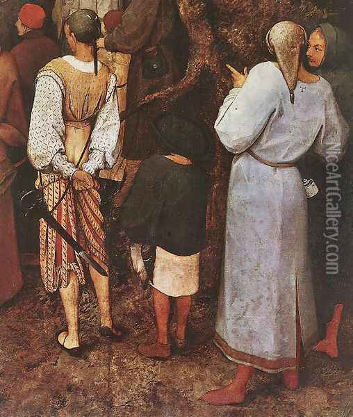 The Sermon of St John the Baptist (detail 6) 1566 Oil Painting - Pieter the Elder Bruegel