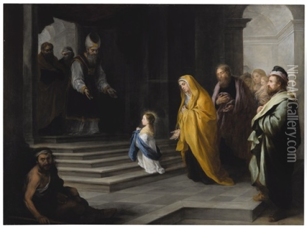 The Presentation Of The Virgin Oil Painting - Bartolome Esteban Murillo