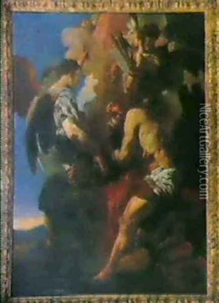 Die Inspiration Des Heiligen Hieronymus Oil Painting - Jan (Pan) von Lis