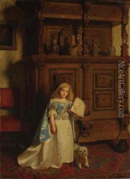 The Little Princess Oil Painting - William B. Collier Fyfe