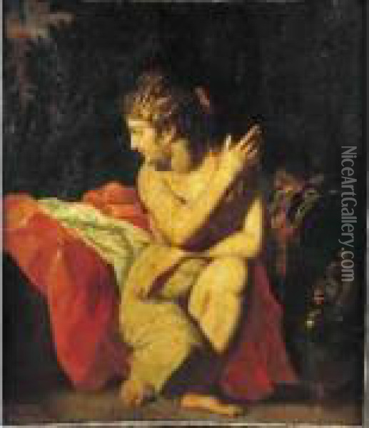 La Toilette De Venus Oil Painting - Ludovicus Finsonius (see FINSON, Louis)