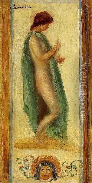 Study Of A Woman For Oedipus Oil Painting - Pierre Auguste Renoir