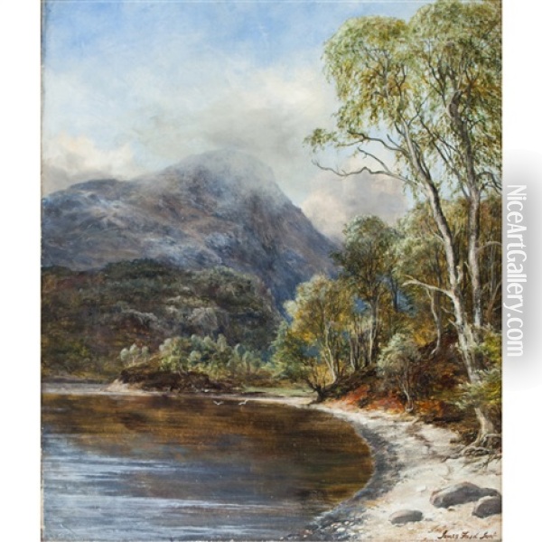 Ben A'an From Loch Katrine Oil Painting - James Faed
