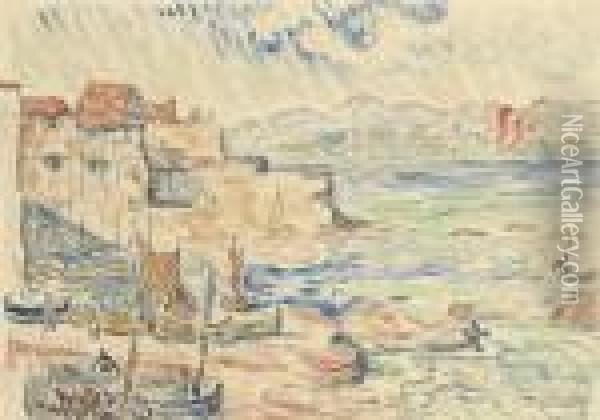 Saint Tropez Oil Painting - Paul Signac