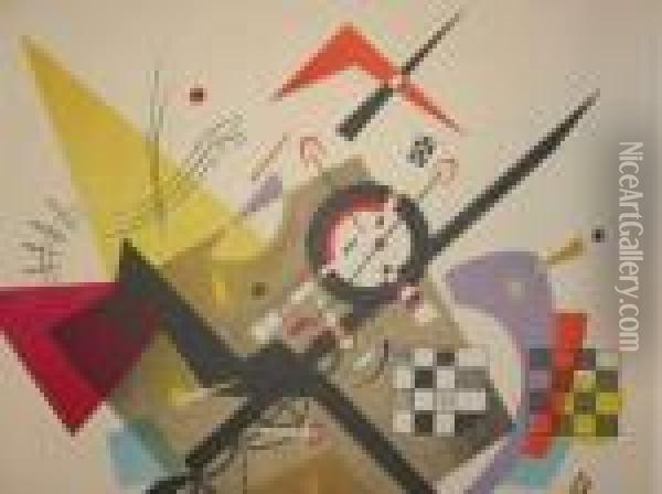 Abstract Composition Oil Painting - Wassily Kandinsky
