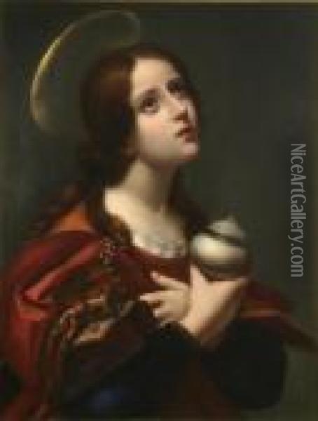 Penitent Magdalen Oil Painting - Carlo Dolci