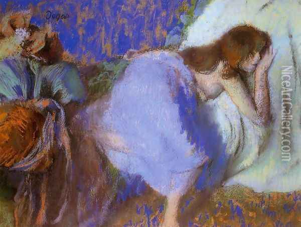 Rest Oil Painting - Edgar Degas