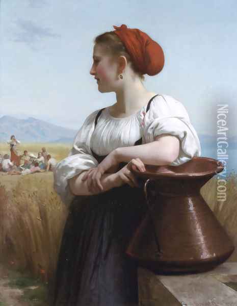 Moissonneuse (The Harvester) Oil Painting - William-Adolphe Bouguereau