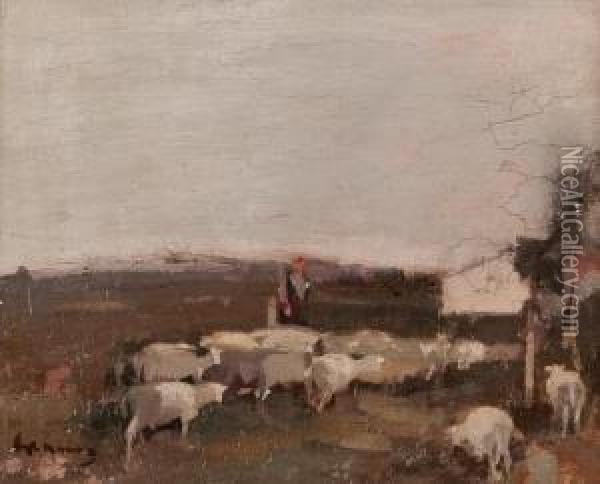 The Gathering Oil Painting - Hugh Munro