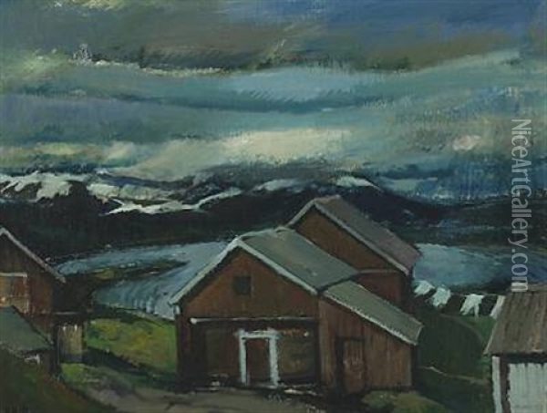 Lapland Oil Painting - Erik Raadal