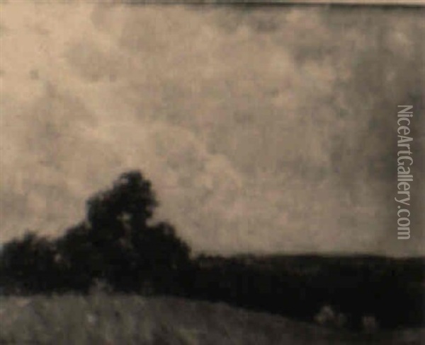 Cloudy Day Oil Painting - Charles Harold Davis
