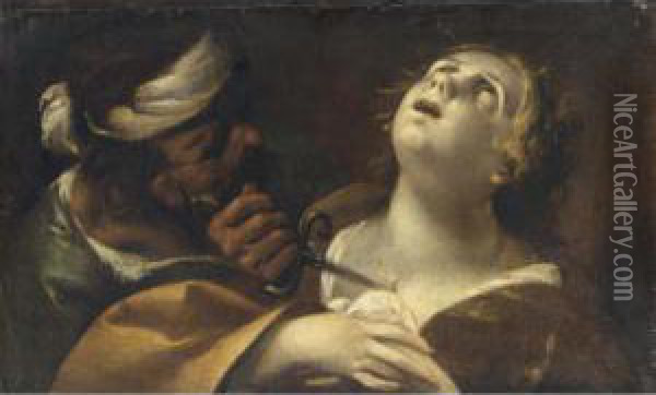 Martirio Di Sant'orsola Oil Painting - Stefano Danedi