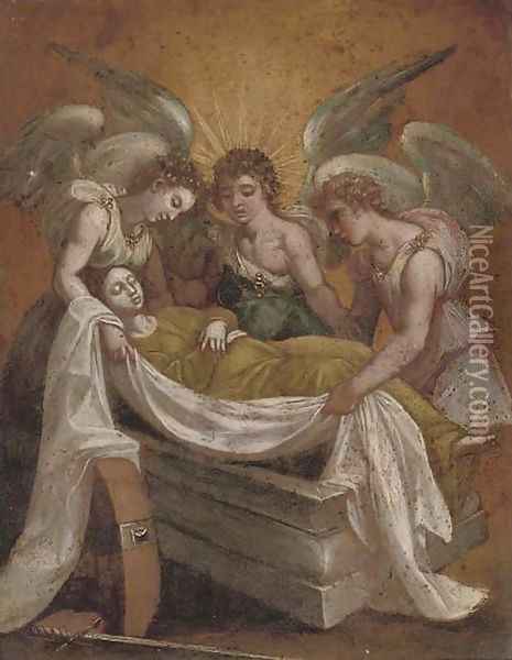 Saint Catherine of Alexandria Oil Painting - Denys Calvaert