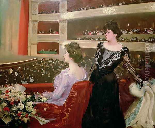 The Lyceum, 1901-02 Oil Painting - Ramon Casas